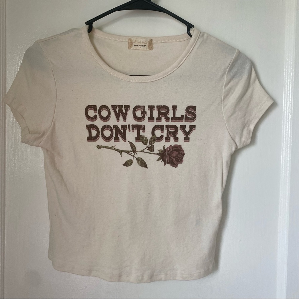 Cowgirls Don’t Cry Crop Top